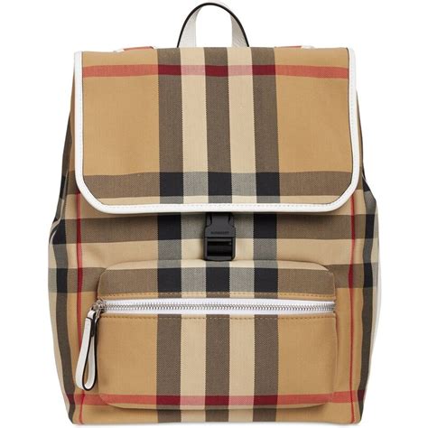 zaino burberry bambina|Zaino in cotone stampa check .